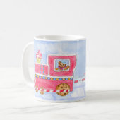 Weihnachtszug Kaffee Tasse (Vorderseite Links)