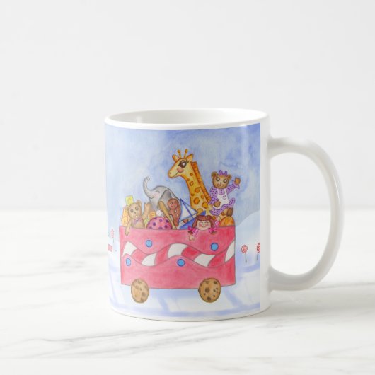 Weihnachtszug Kaffee Tasse (Rechts)