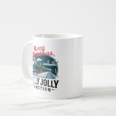 Weihnachtszug Kaffeetasse (Vorderseite Links)