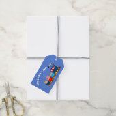 Weihnachtszug mit Geschenken Geschenkanhänger (Mit Garn)