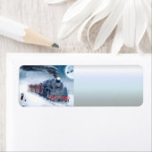 Weihnachtszug mit Mädchen und Santa (Insitu)