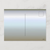 Weihnachtszug mit Mädchen und Santa Feiertagspostkarte (Rückseite)