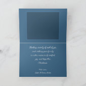 Weihnachtszug mit zusätzlichem Foto Karte (Innenseite)