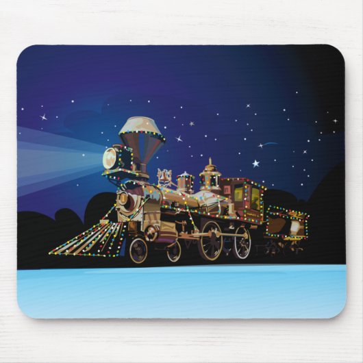 Weihnachtszug Mousepad (Vorne)