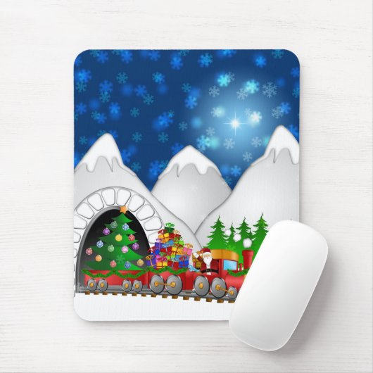 Weihnachtszug Mousepad (Mit Mouse)