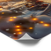 Weihnachtszug Poster (Ecke)