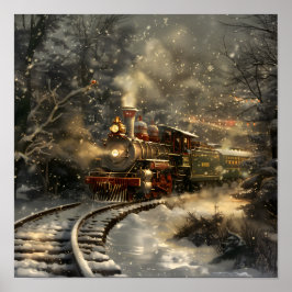 Weihnachtszug Poster