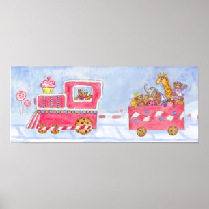 Weihnachtszug Poster