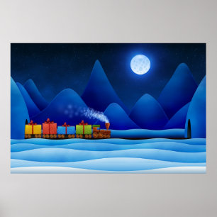 Weihnachtszug Poster