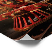 Weihnachtszug Poster (Ecke)