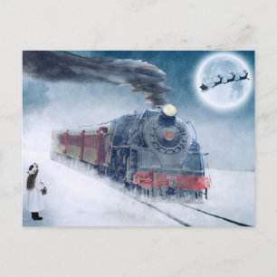 Weihnachtszug Postkarte