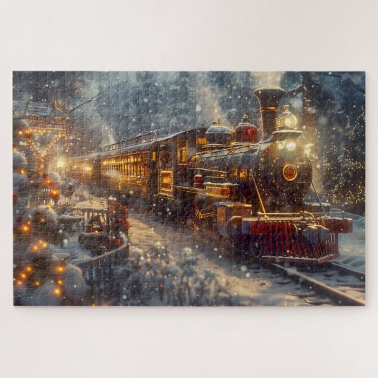Weihnachtszug Puzzle (Horizontal)
