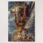 Weihnachtszug Puzzle (Vertikal)