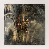 Weihnachtszug Puzzle (Horizontal)