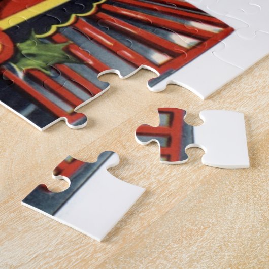 Weihnachtszug Puzzle (Seite)