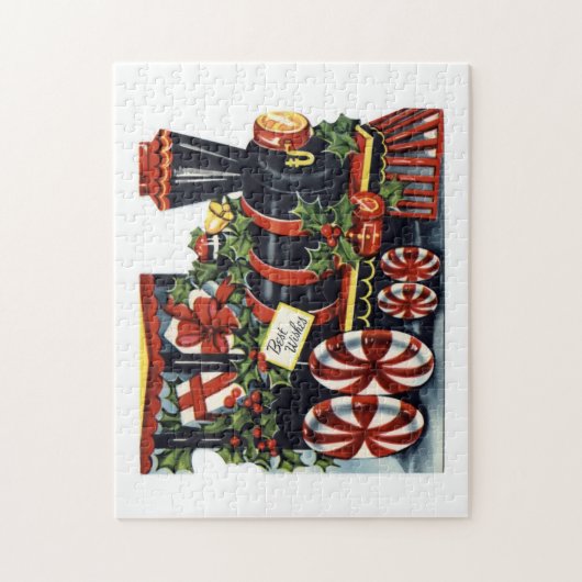 Weihnachtszug Puzzle (Vertikal)