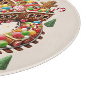 Weihnachtszug Schneidebrett (Ecke)