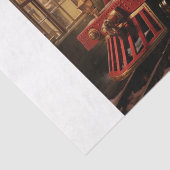 Weihnachtszug Seidenpapier (Detail)