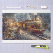 Weihnachtszug Seidenpapier (Handwerk)