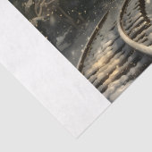 Weihnachtszug Seidenpapier (Detail)