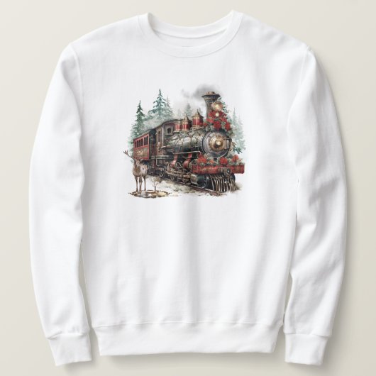 Weihnachtszug Sweatshirt (Design vorne)