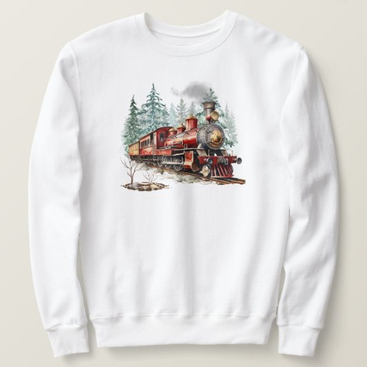 Weihnachtszug Sweatshirt (Design vorne)