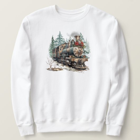 Weihnachtszug Sweatshirt (Design vorne)