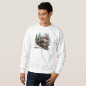 Weihnachtszug Sweatshirt (Vorne ganz)