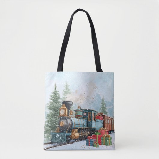 Weihnachtszug Tasche (Vorderseite)