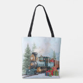 Weihnachtszug Tasche (Rückseite)