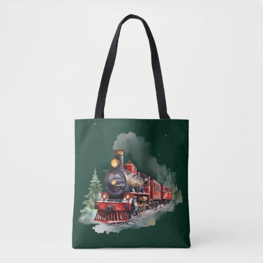 Weihnachtszug Tasche (Vorderseite)
