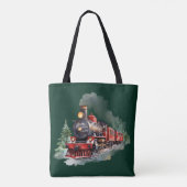 Weihnachtszug Tasche (Rückseite)