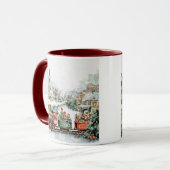 Weihnachtszug Tasse (Vorderseite Links)