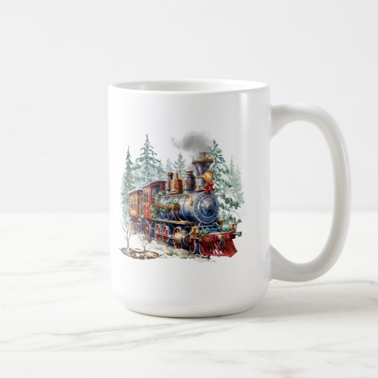 Weihnachtszug-Tasse Kaffeetasse (Rechts)