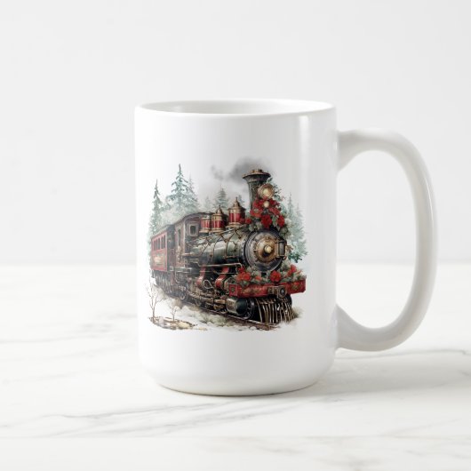 Weihnachtszug-Tasse Kaffeetasse (Rechts)