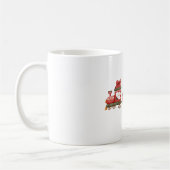 Weihnachtszug-Tasse Kaffeetasse (Links)
