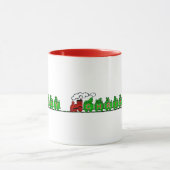 Weihnachtszug-Tasse Tasse (Zentrum)