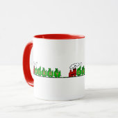 Weihnachtszug-Tasse Tasse (Vorderseite Links)