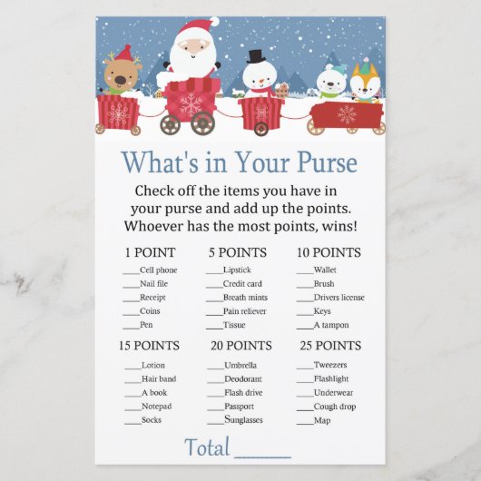 Weihnachtszug Was ist in deinem Handyspiel? (Vorderseite)