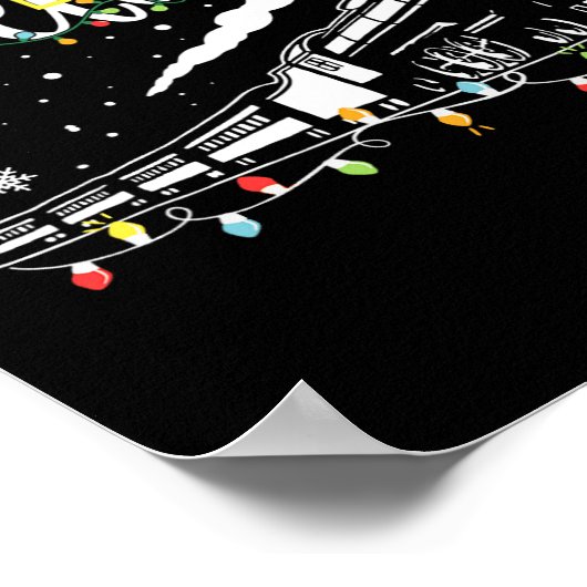 Weihnachtszug Weihnachten Glauben Polar Express Xm Poster (Ecke)