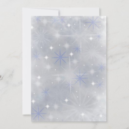 Weihnachtszweig Einladung (Rückseite)