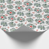 Weihnachtszweige Geschenkpapier (Ecke)