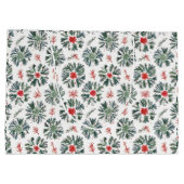 Weihnachtszweige Große Geschenktüte (Rückseite)