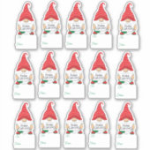 Weihnachtszwerge Aufkleber (Vorderseite)