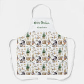 Weihnachtszwerge Schürze (Vorderseite)