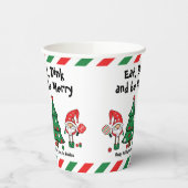 Weihnachtszwerge, Sondertext Pappbecher (Links)