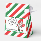 Weihnachtszwerge, Zollzelte Geschenkschachtel (Rückseite)