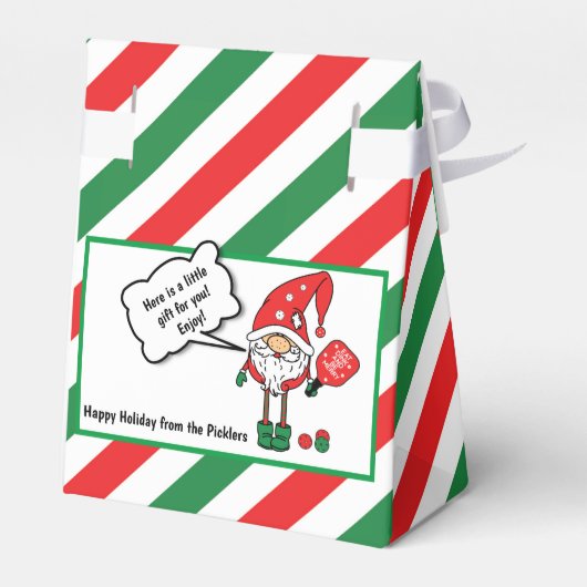 Weihnachtszwerge, Zollzelte Geschenkschachtel (Rückseite)