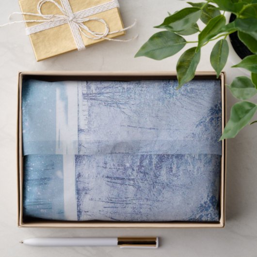 Weihnachtszwirn für den Frostsee Seidenpapier (Geschenk)