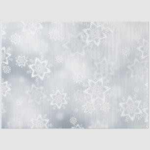 Weihnachtszwirn/Schneeflocken Seidenpapier